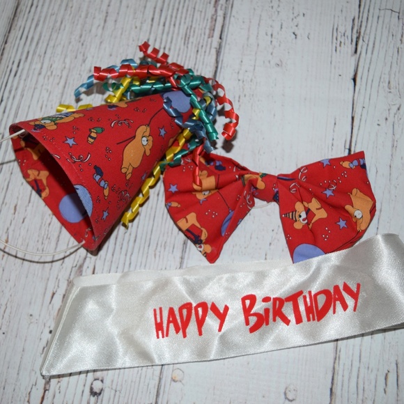 Build A Bear Party Supplies Lot Build A Bear Happy Birthday Bow